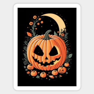 Luminous Pumpkin Night - Halloween Sticker